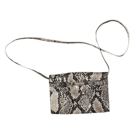 Rebecca Minkoff Snake Print MAB Crossbody Leather Purse - Picture 1 of 8
